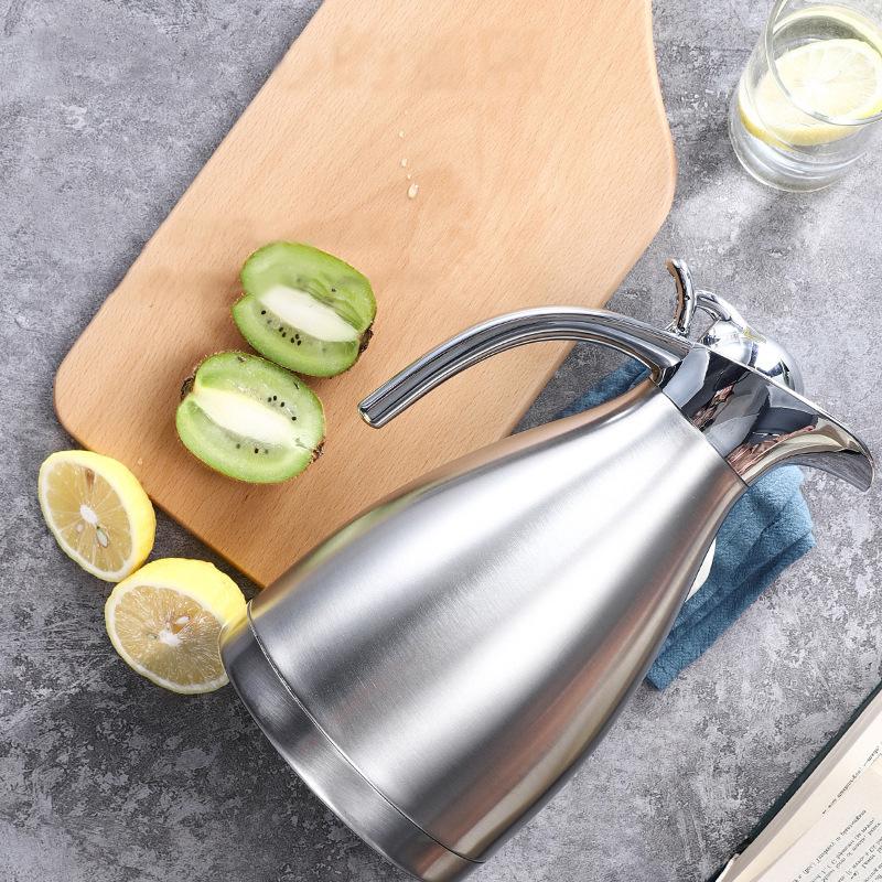 304 stainless steel vacuum insulated pot commercial household double-layer kettle kettle thermo printable gift