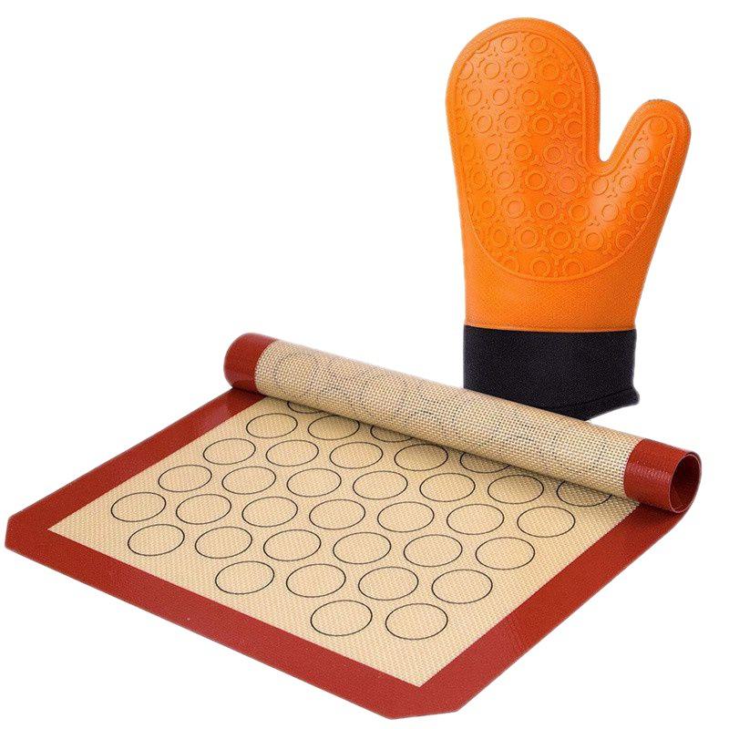 high temperature resistant nonstick cloth silicone mat silicone non-stick kneading cloth chopping board baking tool