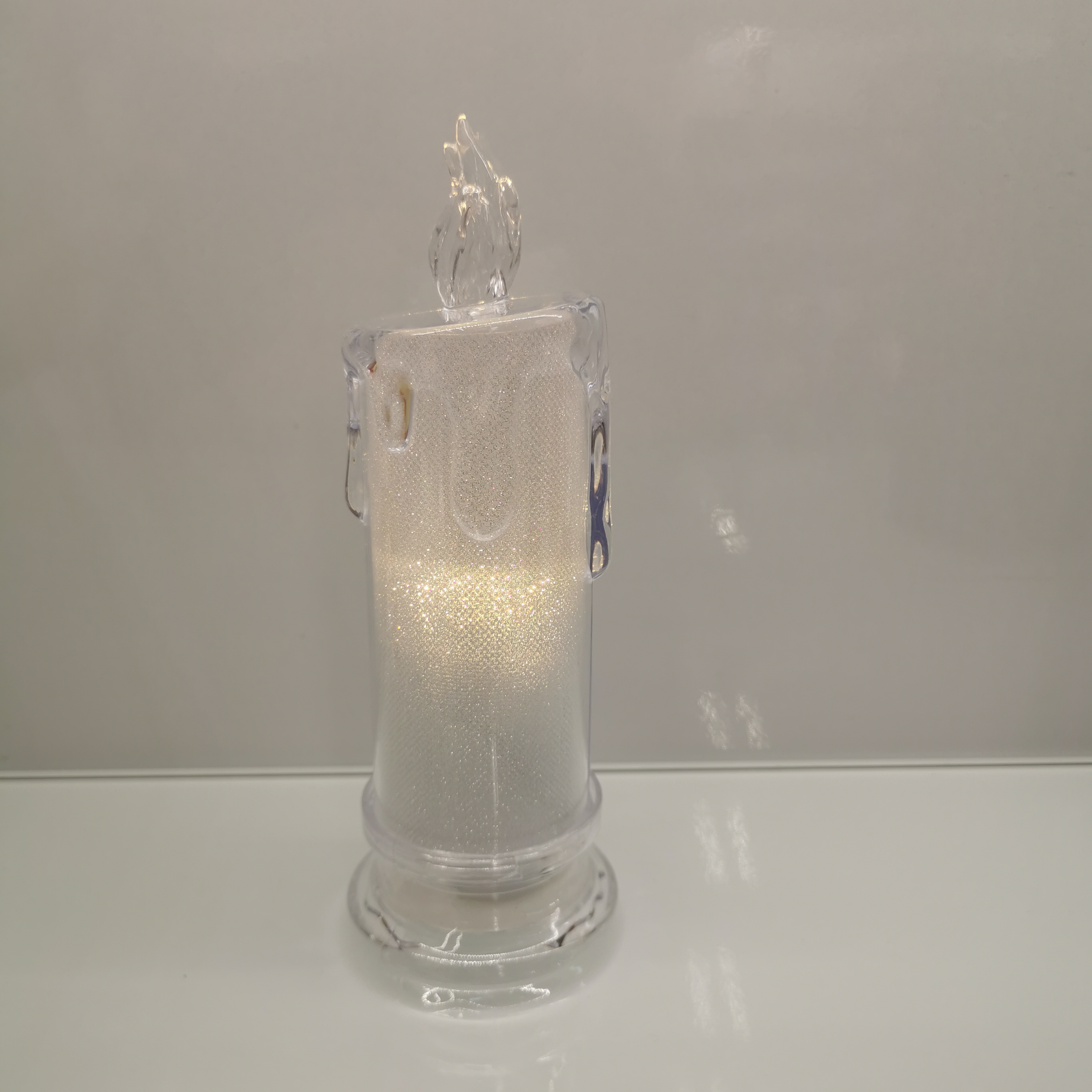 斜口流泪火焰芯电池款蜡烛灯氛围灯