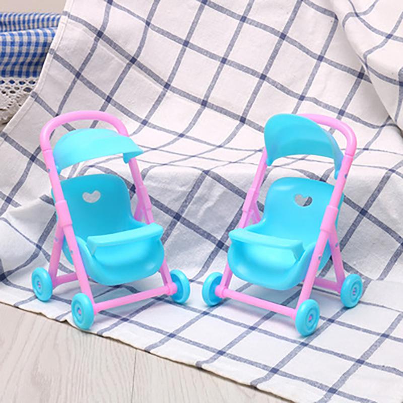 play house toys baby carriage baby walker fat stroller mini dollhouse toy accessories wholesale