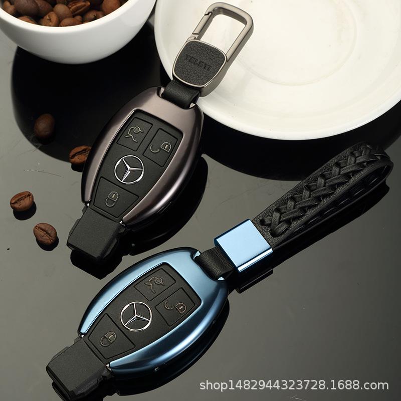 applicable mercedes-benz key case e300lglc260 car key woven buckle c200lglekey case gla