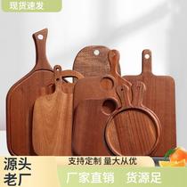 solid wood ebony whole wooden chopping board fruit tray bread board wooden cutting board chopping board baby supplementary food board