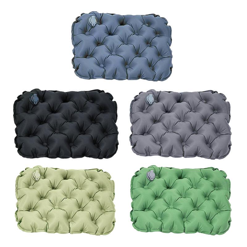 outdoor camping lightweight thickened egg nest moisture-proof portable foldable easy storage single seat seat cushion inflatable cushion