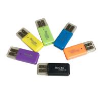 factory wholesale cool card reader microsd/tf card/mobile phone memory card usb 2.0 card reader