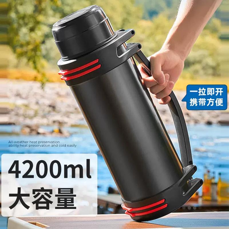 Thermal Pot Household Thermal Insulated Bottle Large Capacity Portable 316 Stainless Steel Car Travel Outdoor Kettle Thermo