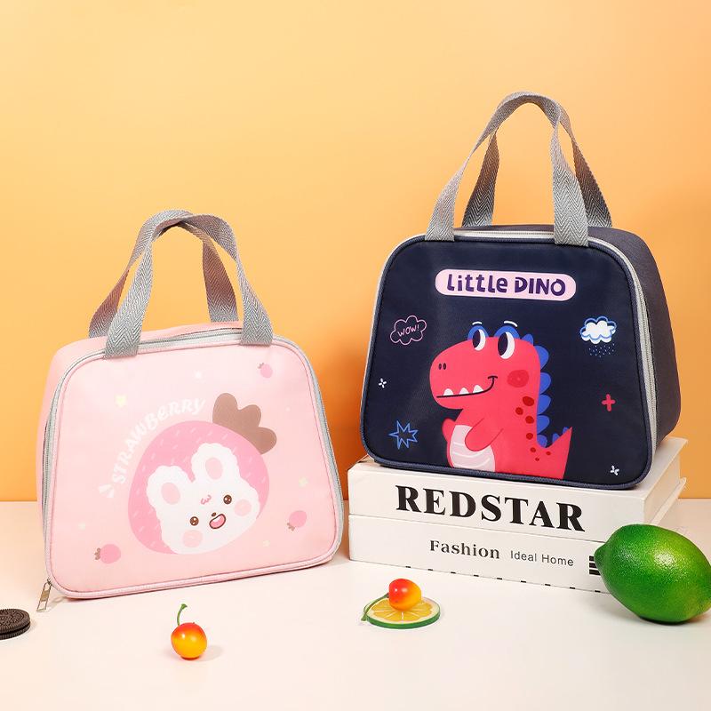 new student lunch lunch bag large capacity out lunch box bag oxford cloth lunch box bag lunch bag