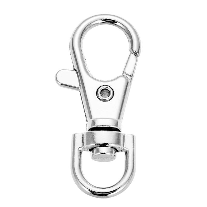 hardware accessories color snap hook lobster buckle zinc alloy key accessories metal keychains