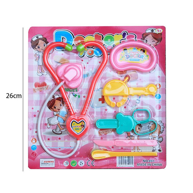 Children Play House Toys Medical Equipment Set Blister Hanging Plate Medical Equipment Holiday Gift Toys
