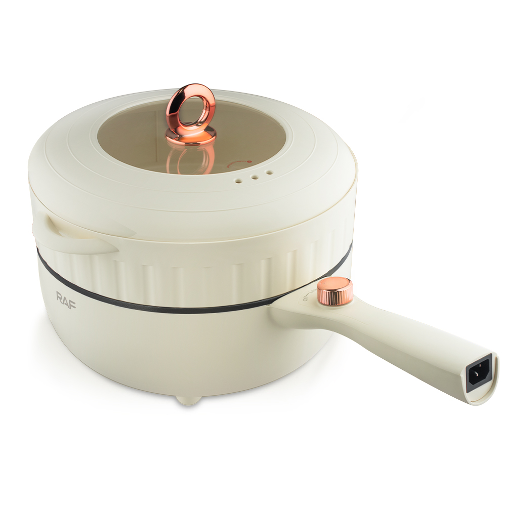 RAF European standard cross-border multi-functional electric frying pan, household integrated cooking non-stick pan, hot pot, electric cooker and steamer pic 6