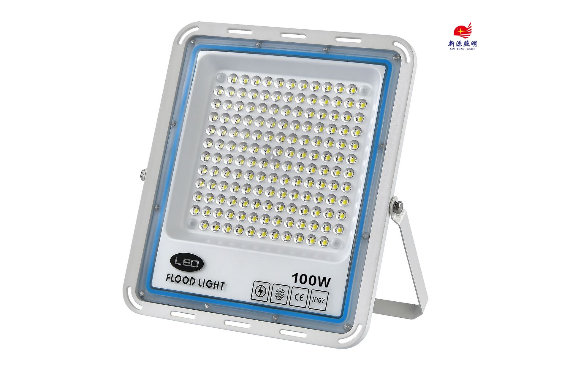 led courtyard spotlights, outdoor lighting fixtures, factory workshop floodlights, outdoor waterproofing project searchlight street lamps Item Picture