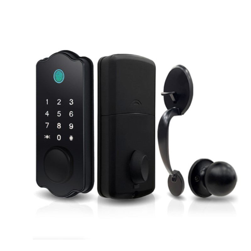 自动智能门锁专业生物指纹安全智能锁公寓密码指纹锁