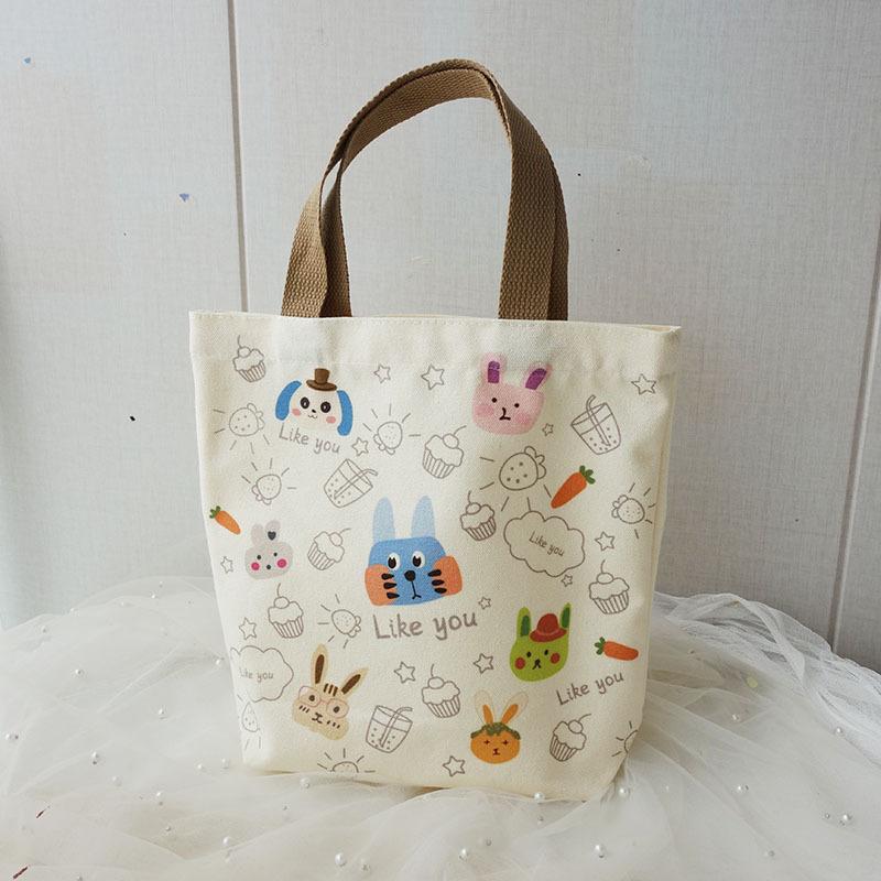 Baby One Month Old Gift Handbag Canvas Bag Children Full-Year Birthday Gift Bag Kindergarten Gifts Gift Bag