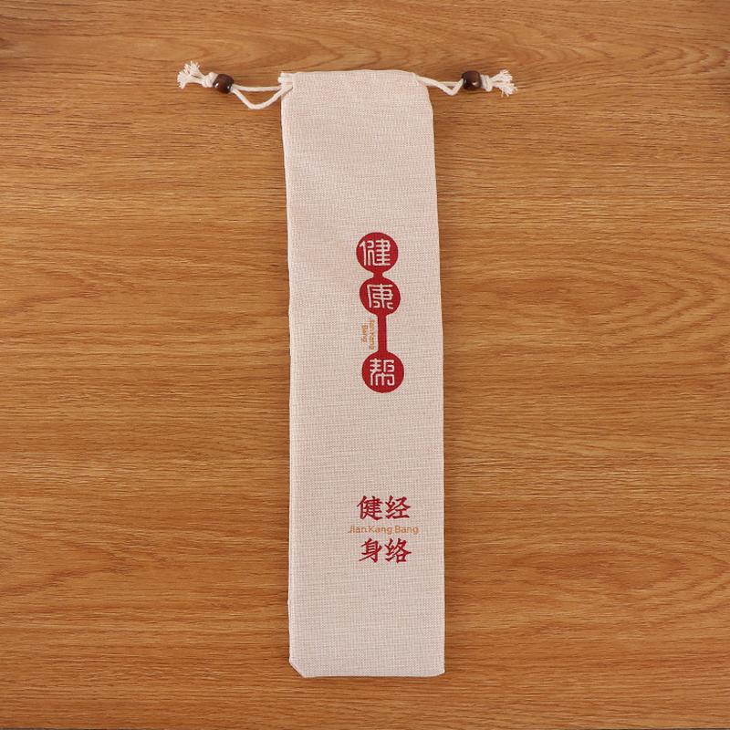 club meridian massage supplies canvas bag double drawstring dust-proof cotton cloth cover canvas pouch printed logo