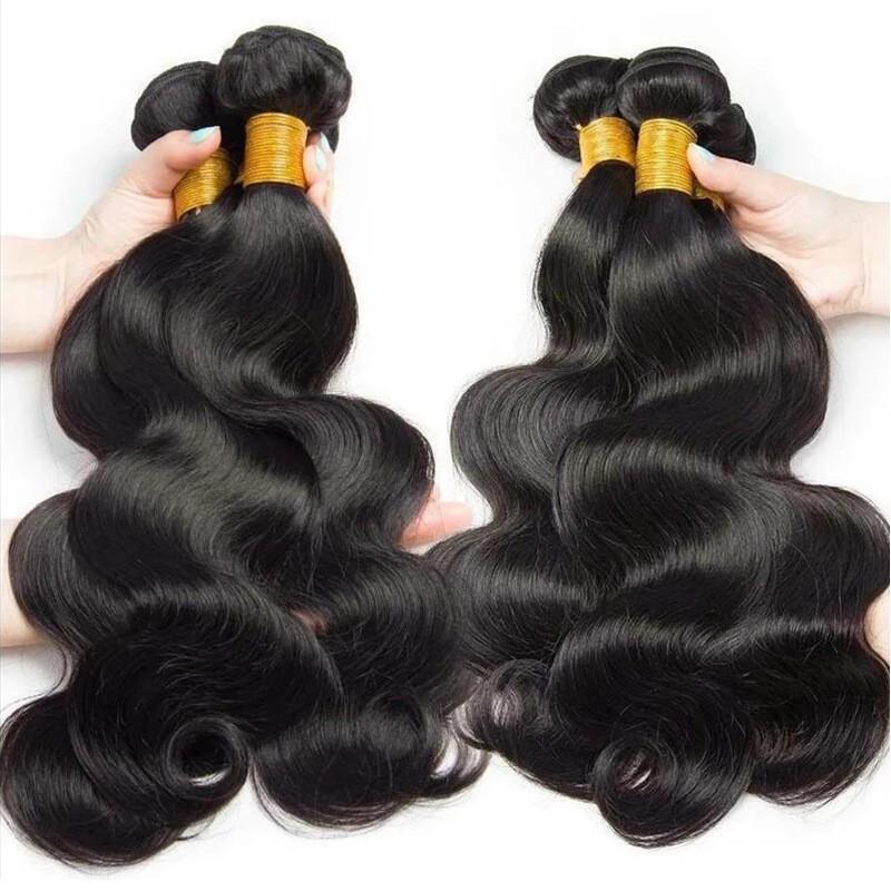 european and american human hair wig hair weft natural color bodywave natural color clockwork human hain factory wholesale