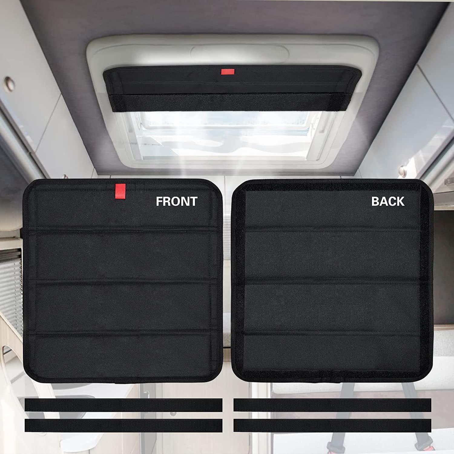 rv skylight blind ventilation window cover sunshade shading camping trailer fan cover privacy curtain magnetic sun visor