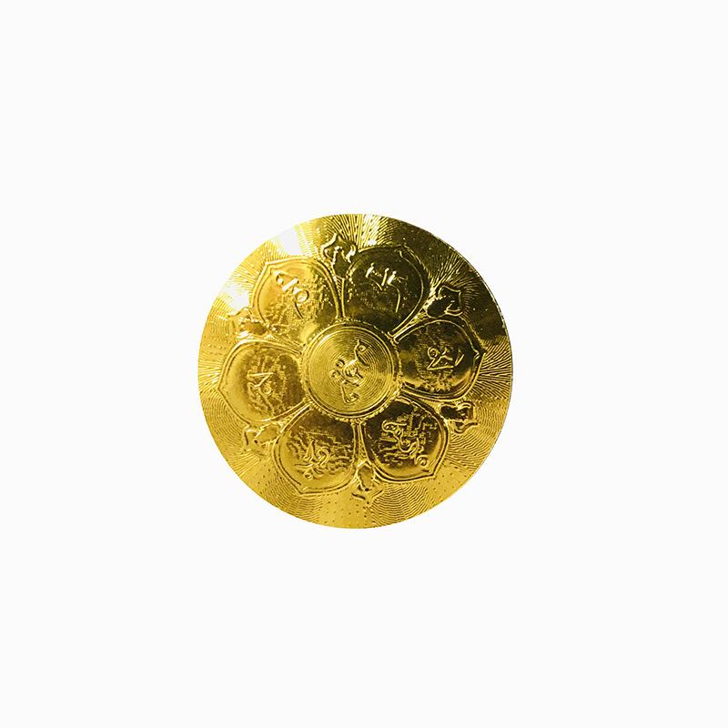 scenic spot yan's great sorrow gold foil crafts stickers tourist souvenirs