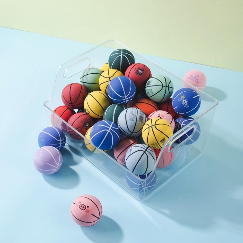 sumaijia mini elastic ball rubber rubber ball high elasticity for kindergarten small basketball children decompression toy