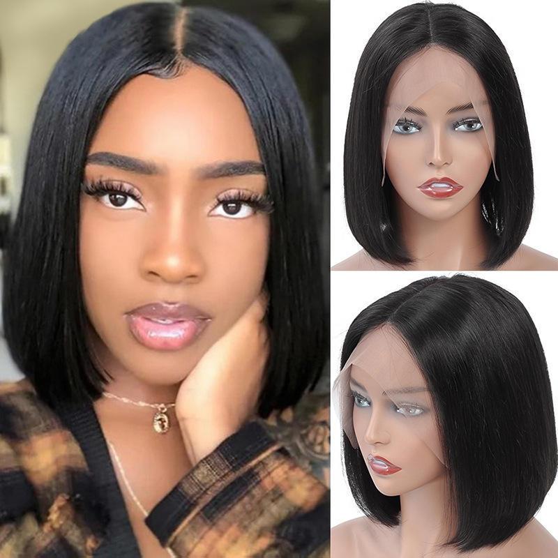 Factory Real Human Hair Wave Head Cover 13*4 Large Area Head Cover Wave Wave Smooth Hair Dyed Lace Head Cover