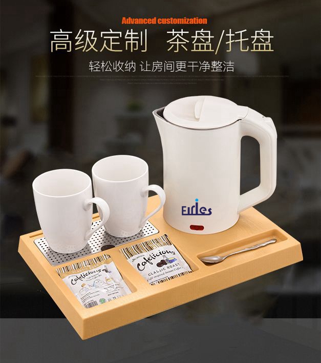 电热水壶简约宾馆酒店烧水壶电热水壶套装食品级304不锈钢电水壶详情11