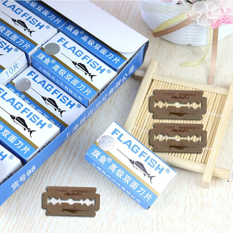 manual shaver blade sailfish double-edge blade razor blade shaver double blade one yuan wholesale
