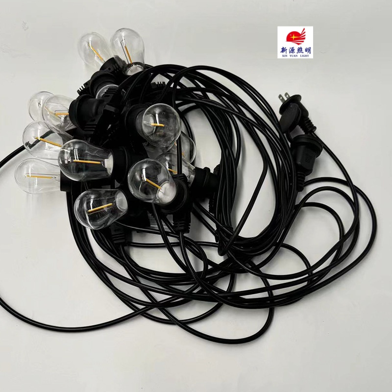 Outdoor LED light string, camping atmosphere light string, Christmas outdoor courtyard festival decoration light string, waterproof decoration Application Scenario