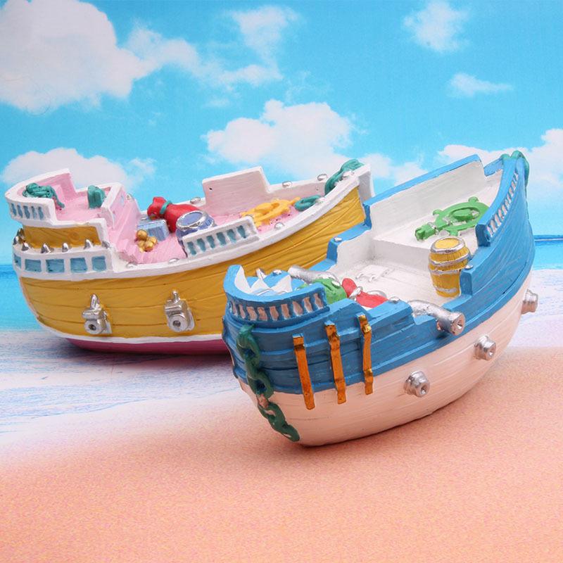 mediterranean resin craft ornament bar decoration ship model tourist souvenir resin pirate ship 16cm