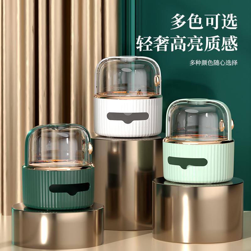removable dustproof tissue box modern entry lux style desktop multi-functional storage 0720