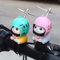 small yellow duck car decoration electric car electric motorcycle bicycle decorations car accessories pendant cute