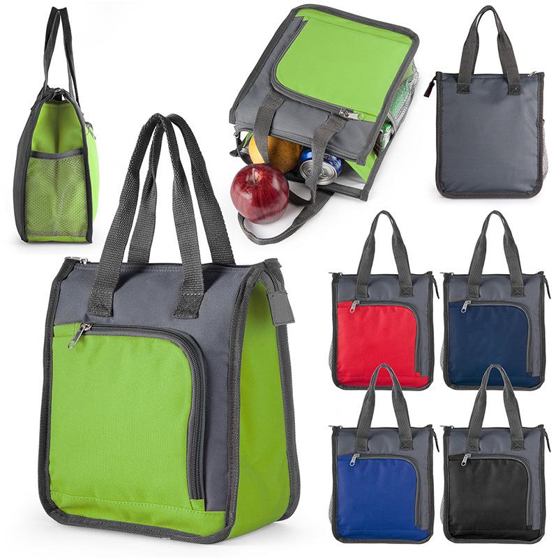 2023 amazon hot sale thermal bag ice pack ice pack hand-carrying oxford cloth lunch bag insulated bag lunch box handbag