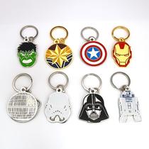 factory supply creative metal keychain zinc alloy cartoon cartoon activity gift crafts souvenir