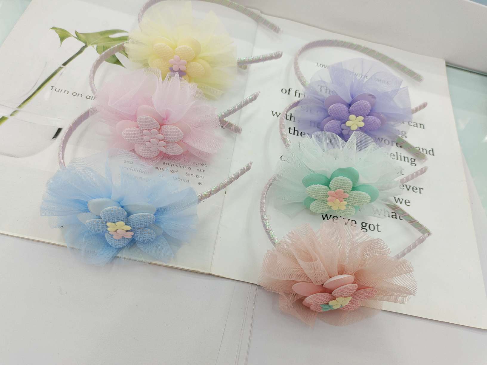 珂珂儿童头饰批发，娃衣头饰，发夹儿童2024可爱