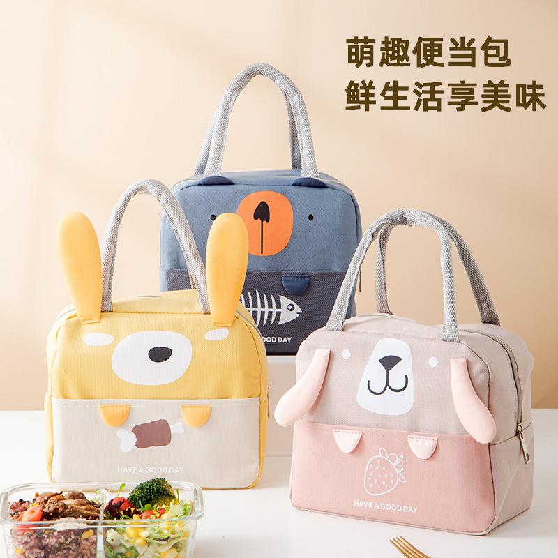 thermal bag lunch box tote bag lunch bag canvas bag office worker student with rice fill bowls with rice aluminum foil lunch bag lunch box