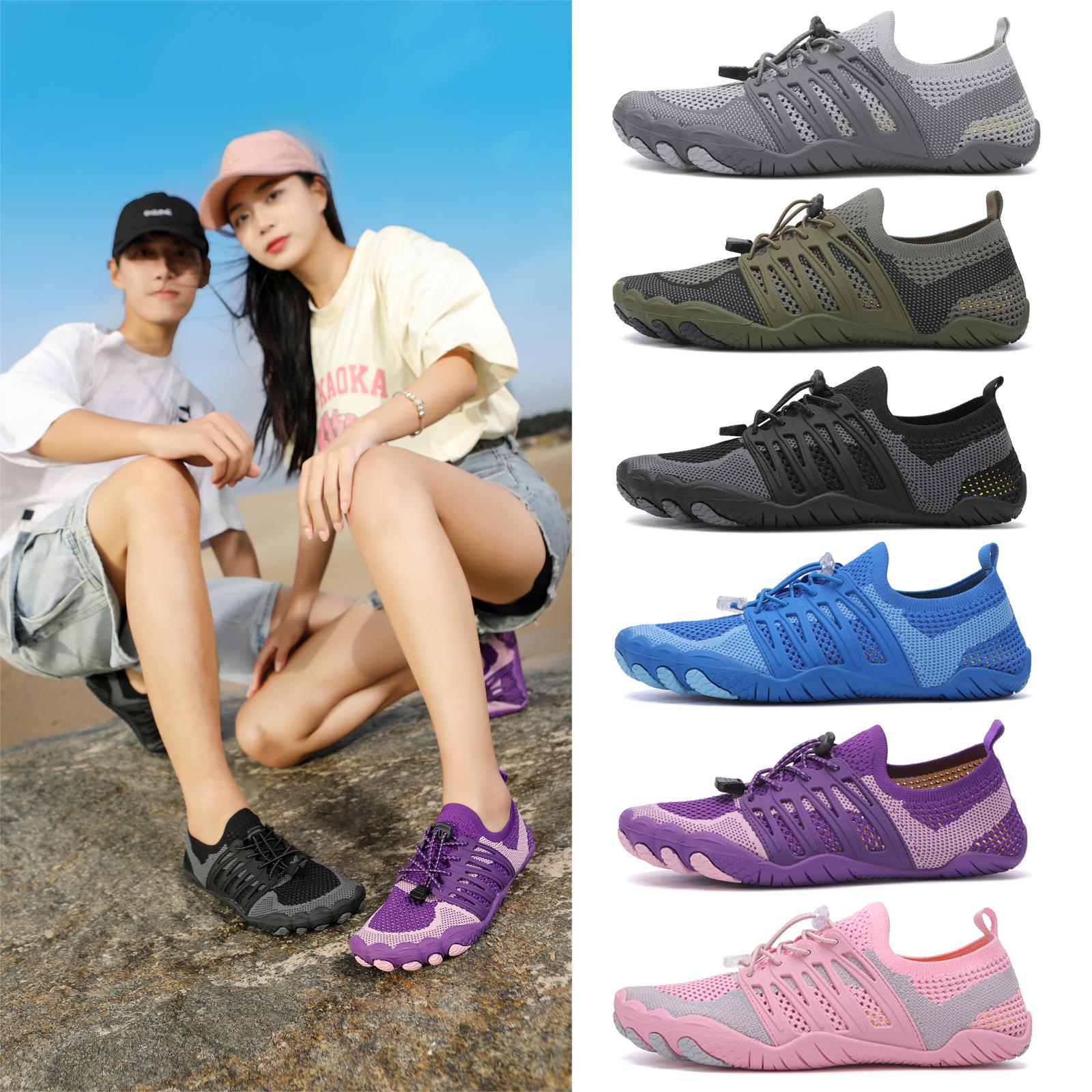 outdoor sports upstream shoes non-slip beach shoes wild barefoot men and women dive boots swimming cycling fitness fivefingers