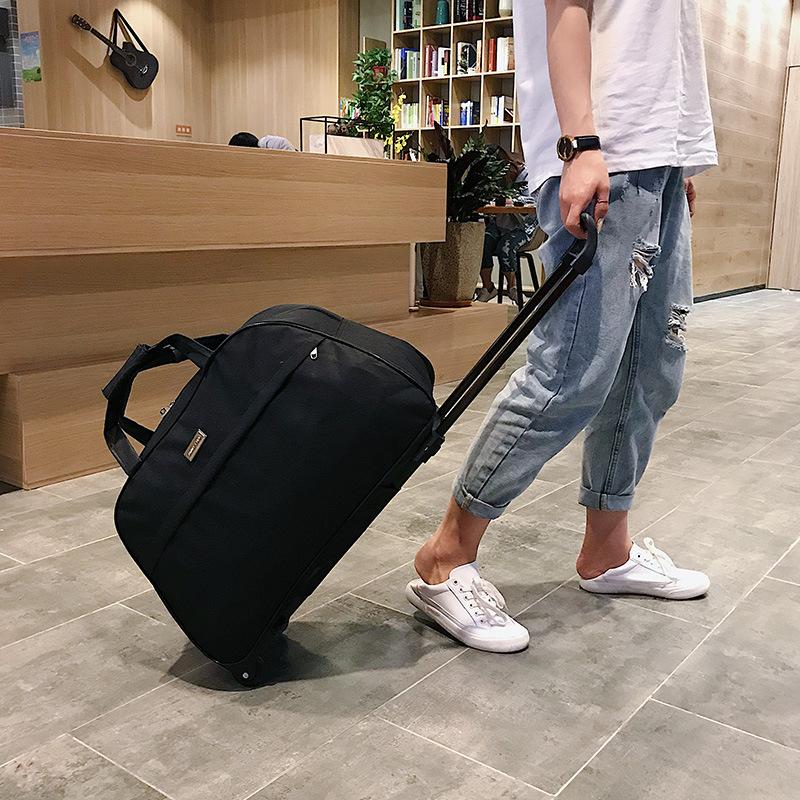 factory direct wholesale trolley travel bag trolley case large travel handbag luggage bag fashion waterproof luggage bag