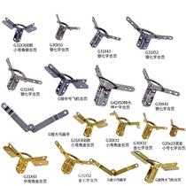 hardware accessories seven-shaped hinge jack support bracket dark anti-theft clasp packing box aircraft hinge