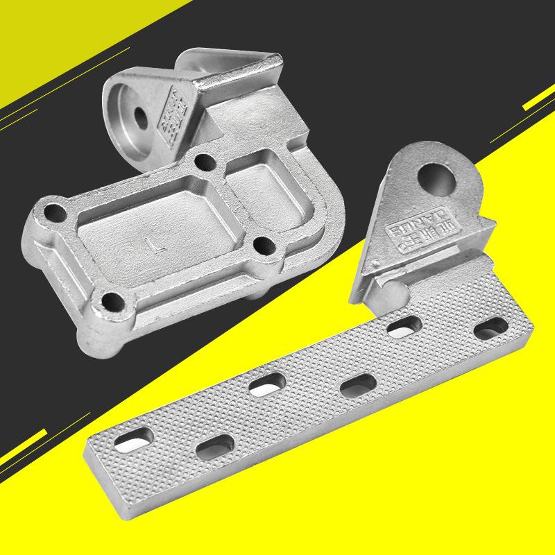 processing machinery casting parts die casting hardware accessories blank polished metal stainless steel hinge door hinge details Picture