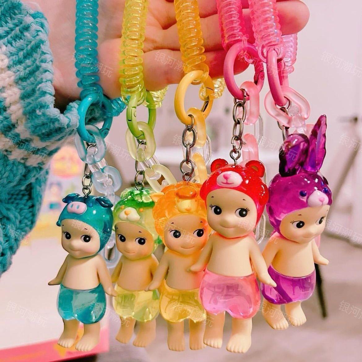 angel doll sweet house series blind box cute doll keychain pendant fashion play hand office female birthday present