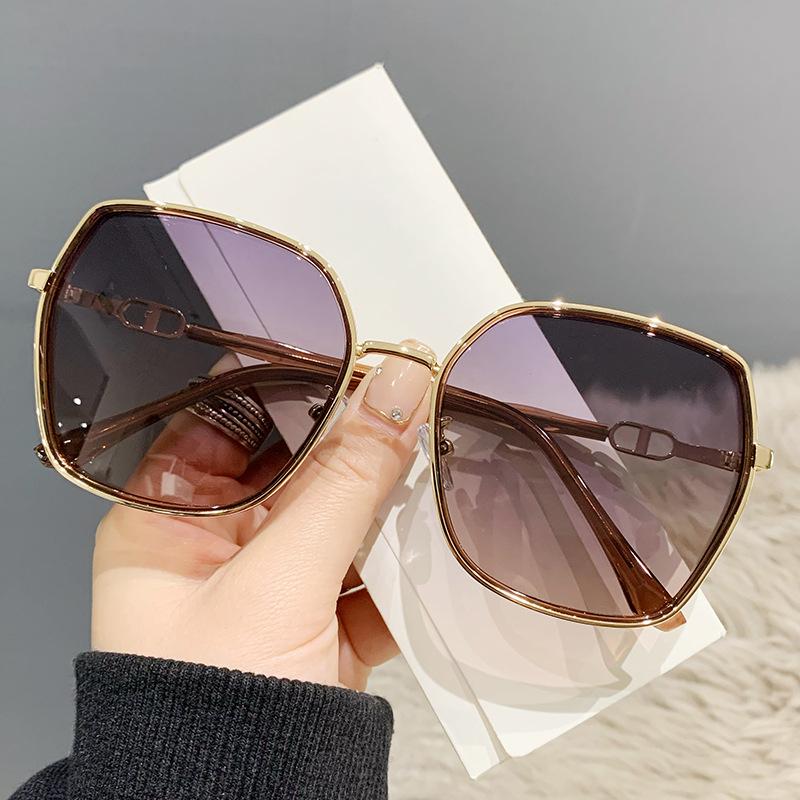 2023 street shot polarized sunglasses women's fashion trend starlight thin and glittering sun-shade glasses travel sunglasses 8193