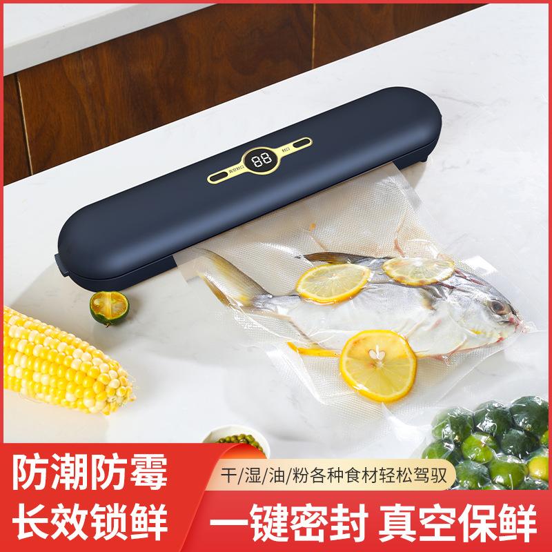 new automatic vacuum sealing machine food packaging machine fresh-keeping suction plastic-envelop machine small household sealing machine