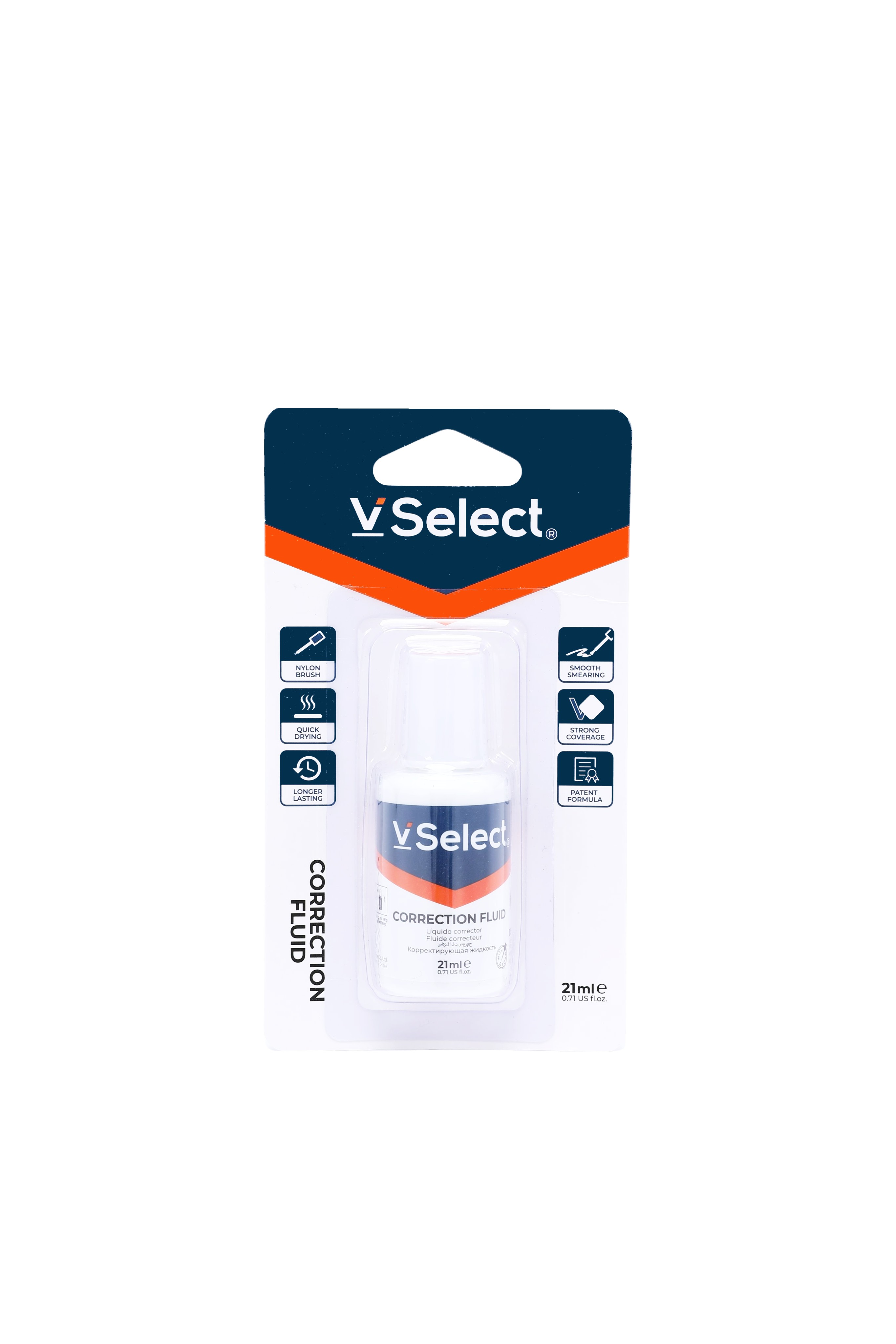 Correction fluid 21ml is exclusively for export, with a minimum order quantity of one case