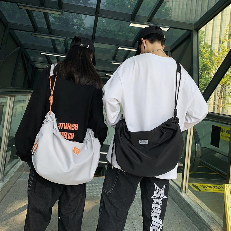 men's bag 2023 new shoulder messenger bag nylon sports large capacity travel men's backpack unisex shoulder bag