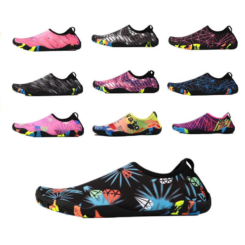 Cross-Border Swimming Shoes Upstream Shoes Water Shoes Wading Shoes Beach Shoes Couple Yoga Women Fitness Shoes Wholesale
