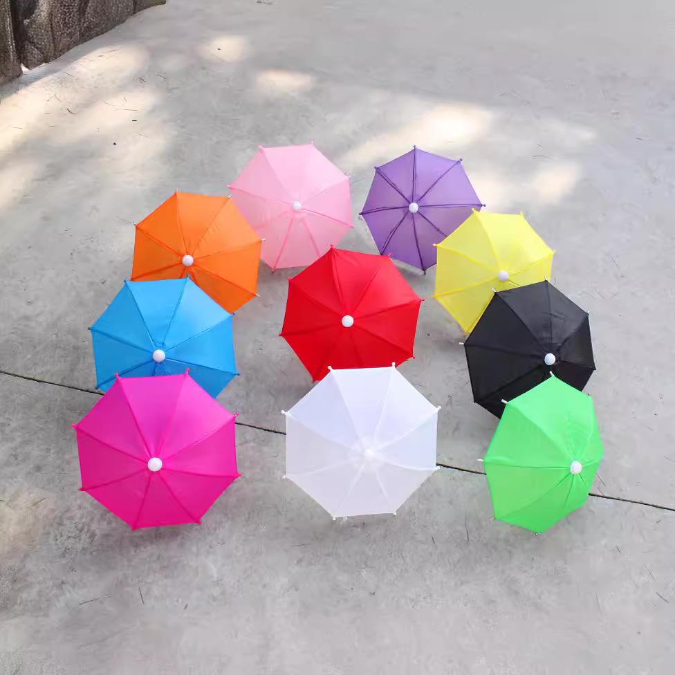 takeaway umbrella mobile phone sunshade small umbrella props umbrella decorative umbrella mini umbrella solid color children's umbrella dance umbrella