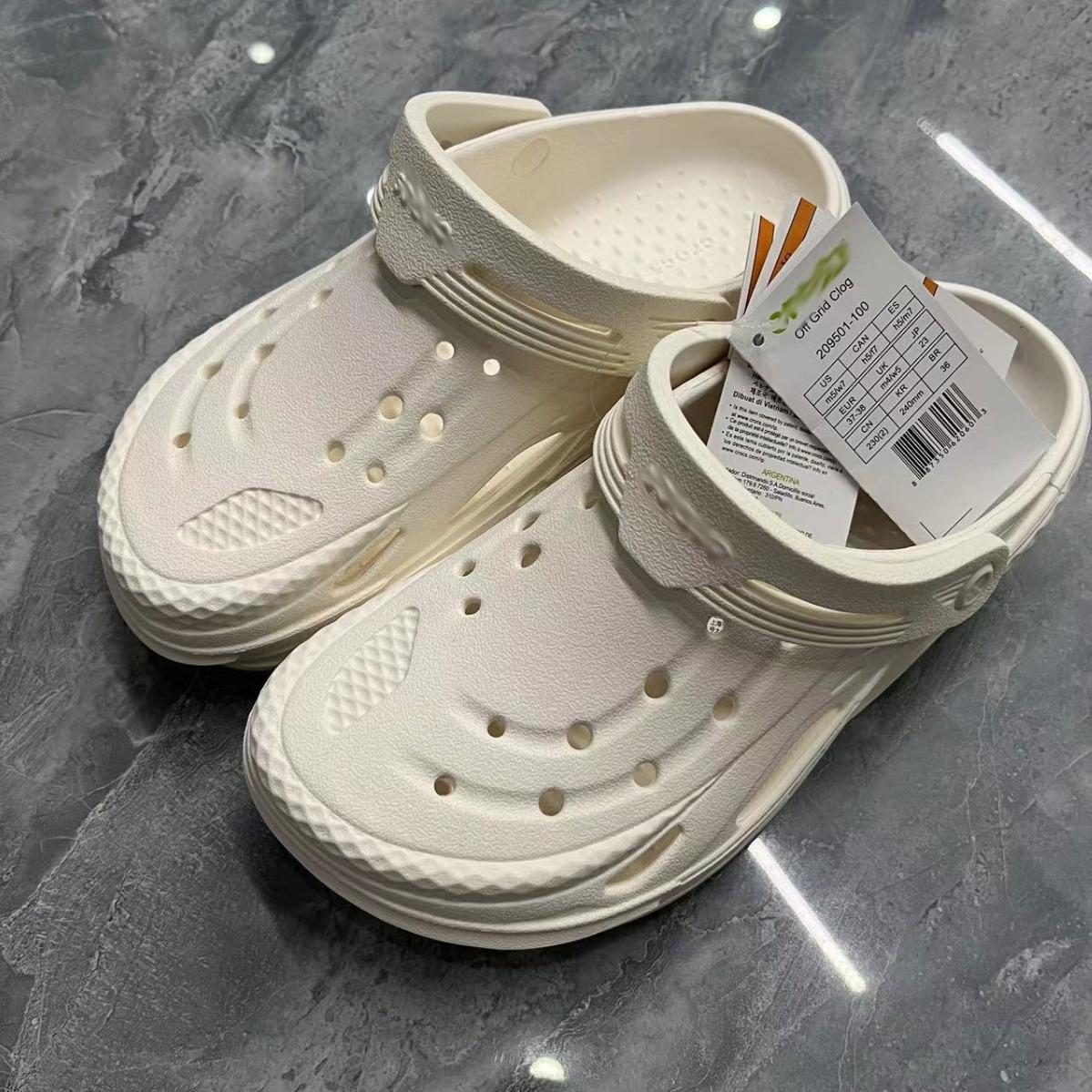 beach shoes wave hole shoes closed toe unisex shoes slippers