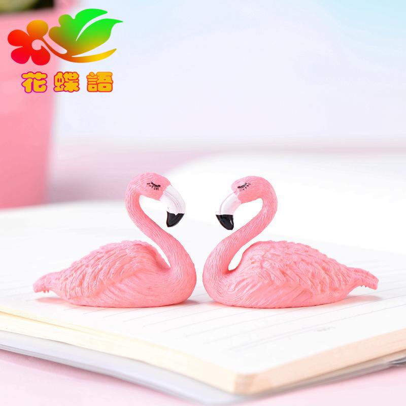 Chen Jun Craft Resin Fmingo PVC Souvenir Pstic Crafts Cake Creative Gift Small Ornaments Accessories