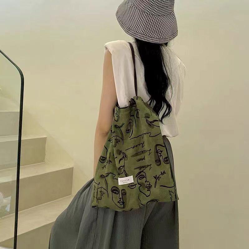 original designer canvas bag female new chinese style bag zen satin bag cowhide string cotton linen idle style