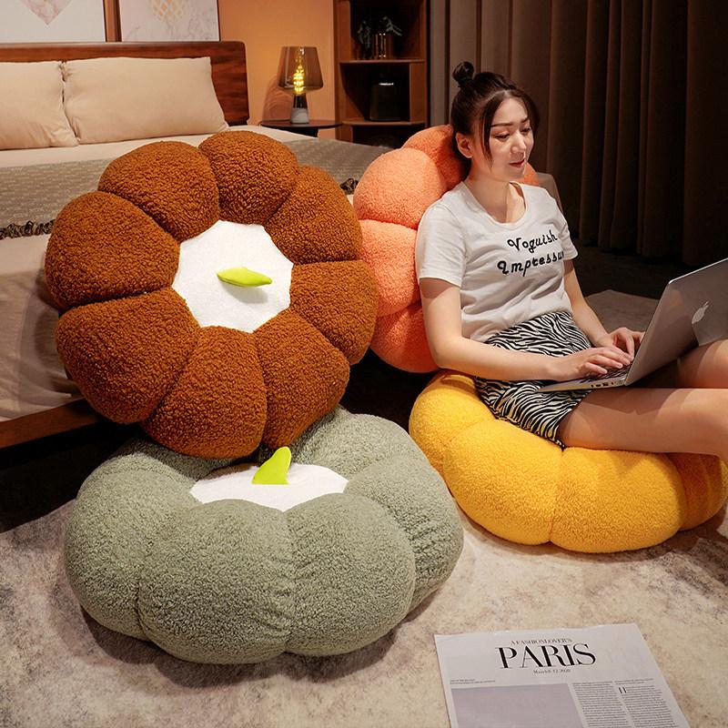 pumpkin futon cushion floor stool lazy living room buttock cushion tatami bay window back cushion floor mat cushion