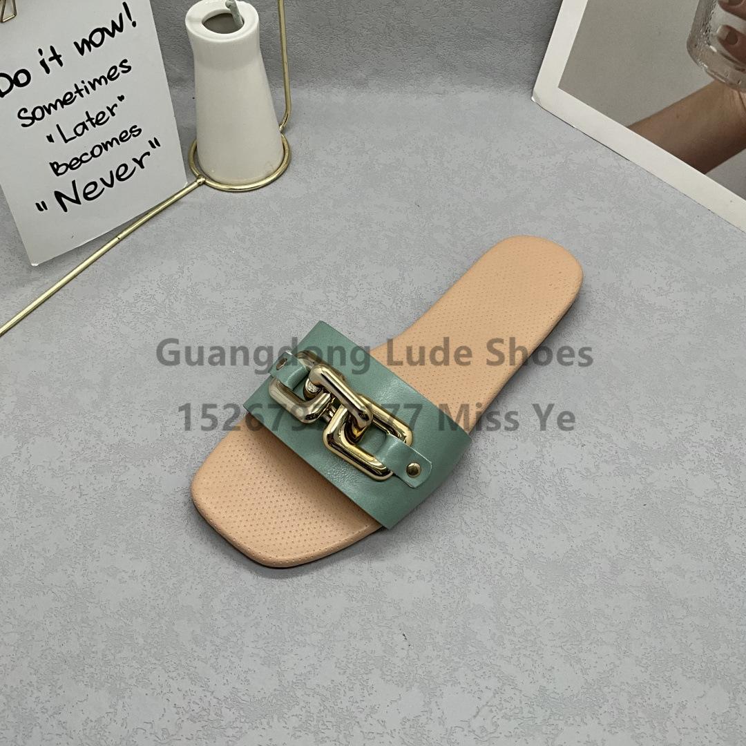 summer new slippers women's fashion all-match craft slippers new ladies sandals summer flat beach shoes