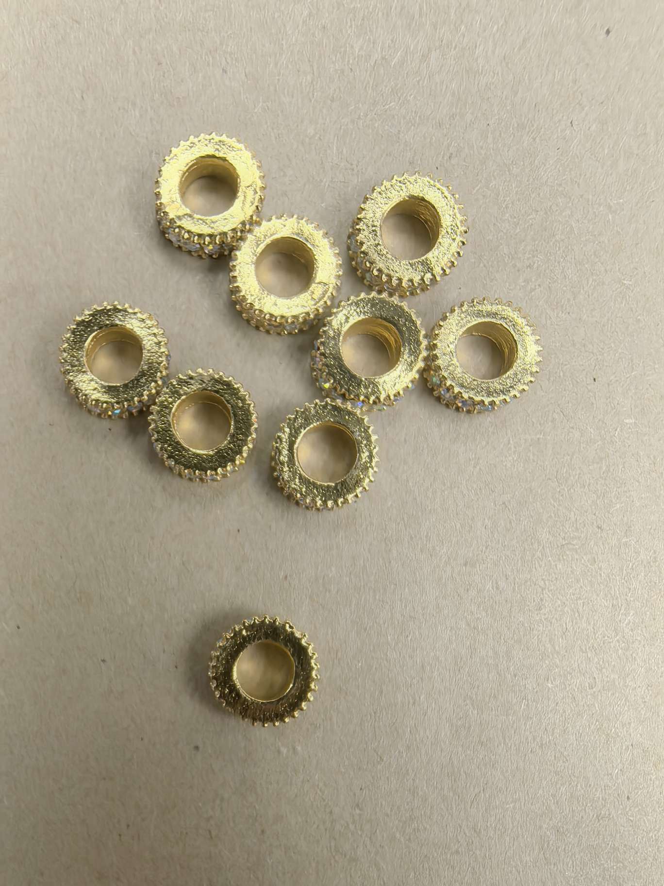 梦幻珠大号珠子合金滴油配件 半成品饰品配件挂件坠子 项链坠子合金饰品配件 美丽饰品精致装饰合金饰品配件详情图6