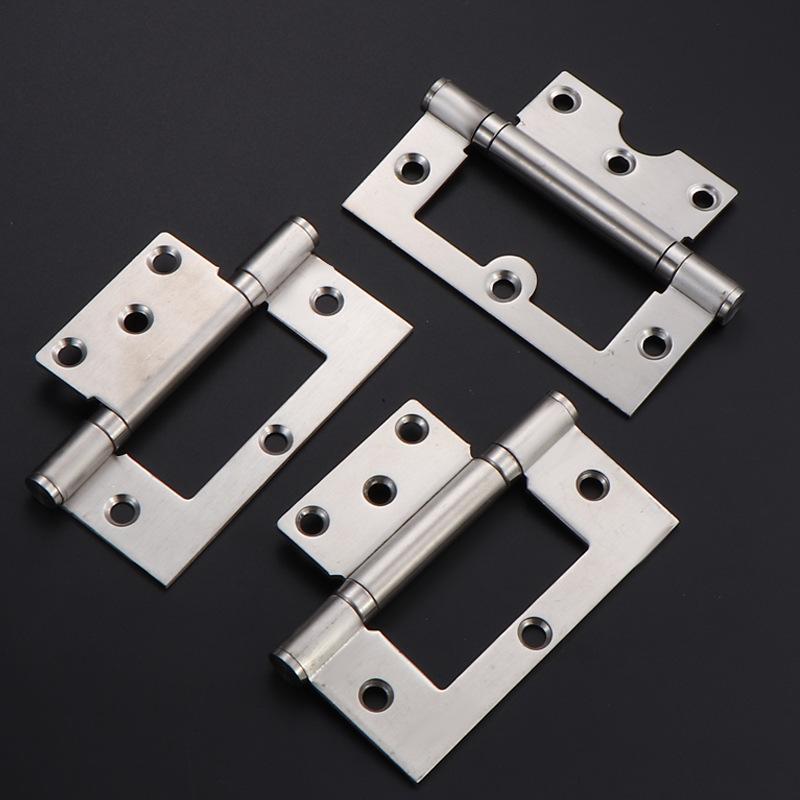stainless steel 4-inch square child and mother flat hinge thickened wooden door slotted-free ball mute bearing sub-mother hinge Application Scenario